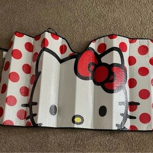 NWOT Hello Kitty Red and White Polka Dot Sunshade